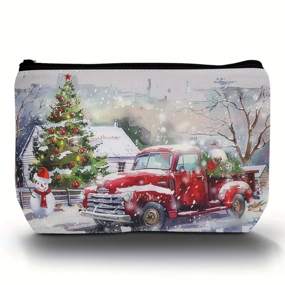 Handbags - Red Farm Truck in Christmas Bag. New.